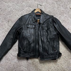 First Classic Leather Motorcycle Jacket